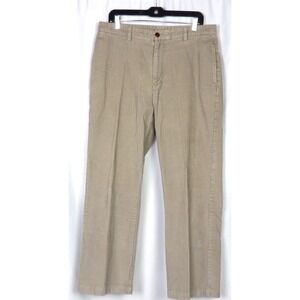 Vineyard Vines 100% Cotton Straight Leg Khaki Corduroy Club Pants Men's 34 X 30